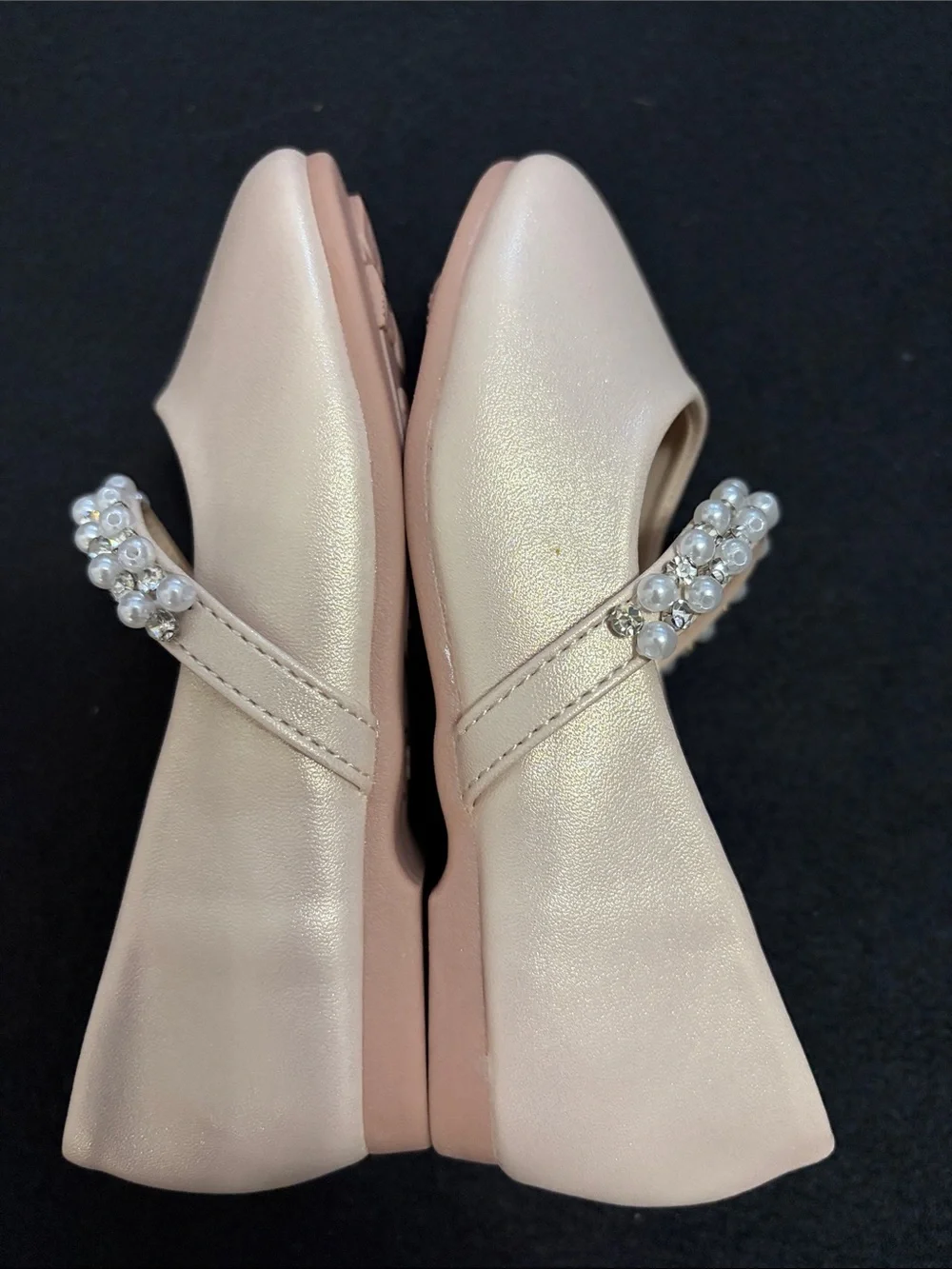 Tip Top Kids Nude Pink Toddler Mary Jane Ballet Flat Size 8